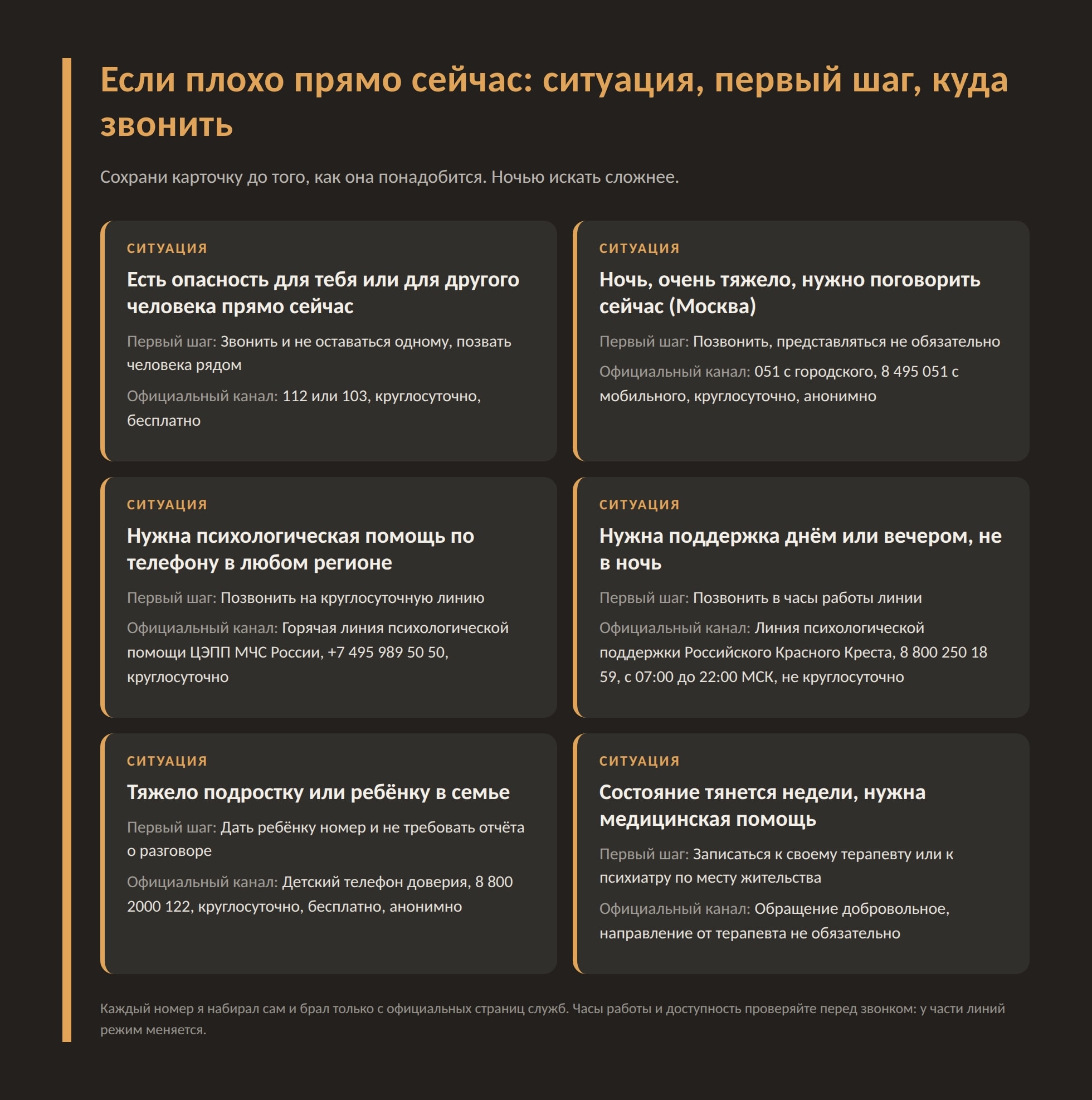 Депрессия и совсем плохо прямо сейчас: что делать и куда звонить